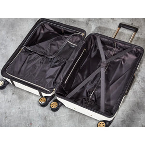 Vintage - Suitcase Hard-Shell 4 Spinner Wheels Travel Bag-TruClothing