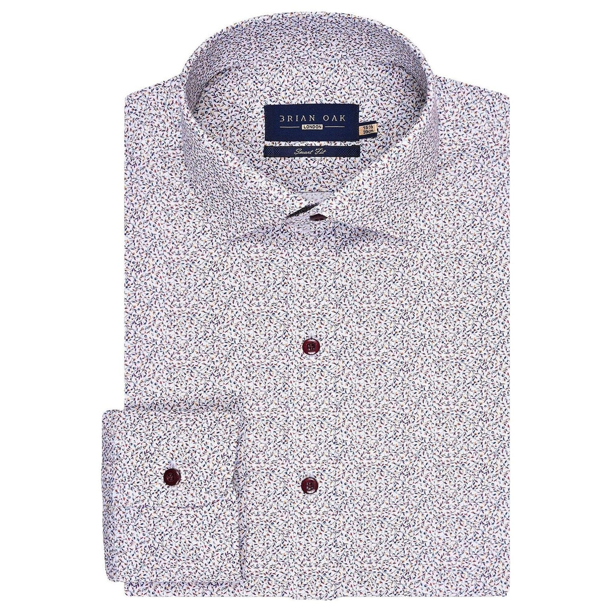 Herren Hemd florales Muster Baumwolle - Brian Oak - 1