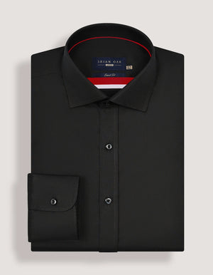 Men's Black Oxford Dress Shirt