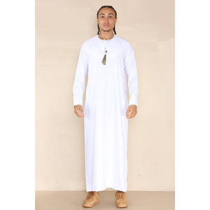 110_thobe_White_L - 56, 110_thobe_White_M - 54, 110_thobe_White_S - 52, 110_thobe_White_XL - 58, 110_thobe_White_XXL - 60