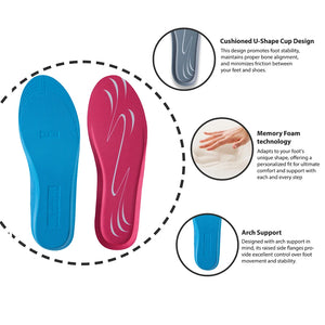 memory-foam-186MM_insole_6-11, memory-foam-186MW_insole_3-7