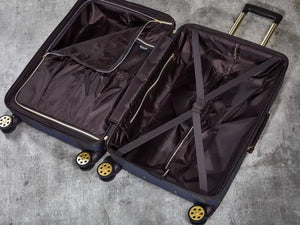 Vintage - Suitcase Hard-Shell 4 Spinner Wheels Travel Bag-TruClothing