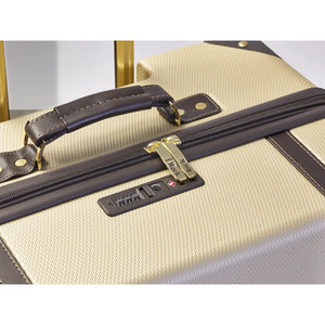 Vintage - Suitcase Hard-Shell 4 Spinner Wheels Travel Bag-TruClothing