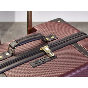 Vintage - Suitcase Hard-Shell 4 Spinner Wheels Travel Bag-TruClothing