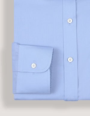 Chemise habillée coton bleu ciel homme - Brian Oak - 4