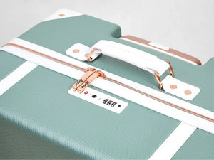 Vintage - Suitcase Hard-Shell 4 Spinner Wheels Travel Bag-TruClothing