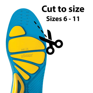 Gel Insoles Sports Everyday Active Comfort Shoe Inserts-TruClothing