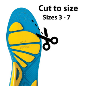 Gel Insoles Sports Everyday Active Comfort Shoe Inserts-TruClothing