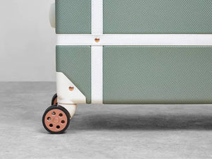 Vintage - Suitcase Hard-Shell 4 Spinner Wheels Travel Bag-TruClothing