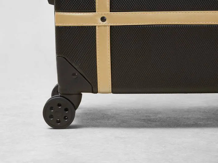 Vintage – Koffer-Hartschalen-Reisetasche mit 4 Spinnerrädern