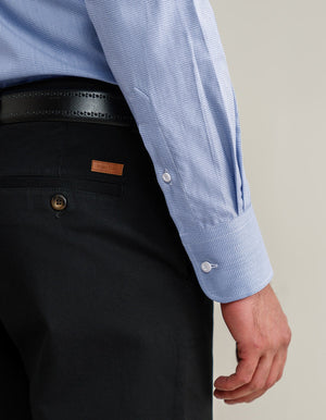 Hombre Camisa formal cuadros azul claro - Brian Oak - 6