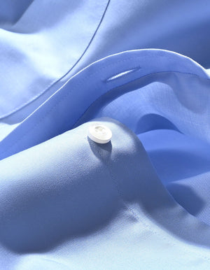 Chemise habillée coton bleu ciel homme - Brian Oak - 5