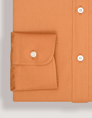 Men's Easy Iron Rust Dress Shirt - Brian Oak - 5