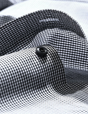 Schwarzes Mini-Karoshirt Herren - Brian Oak - 5
