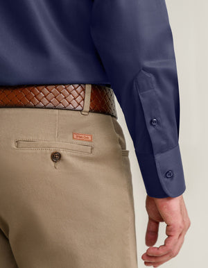 Marineblau Twill Hemd Herren - Brian Oak - 5