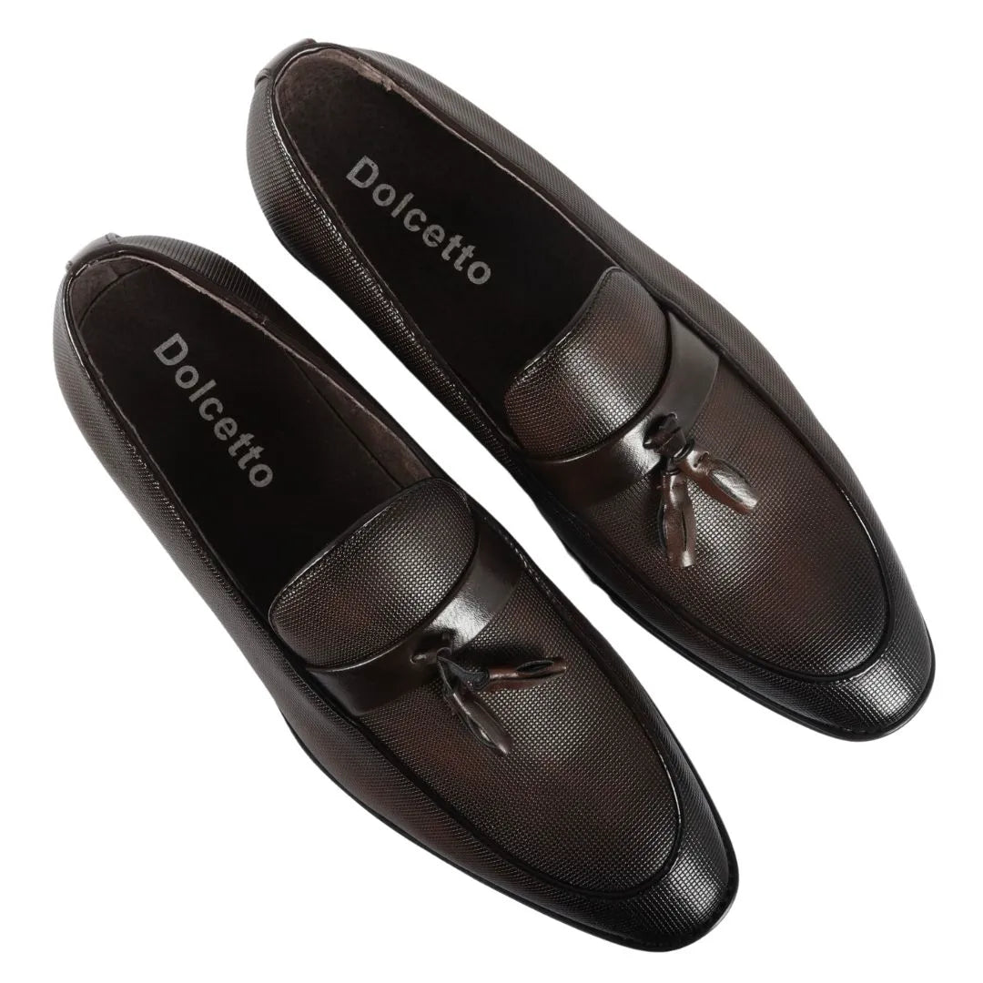 Herren-Loafer zum Hineinschlüpfen mit Quasten formelle Schuhe