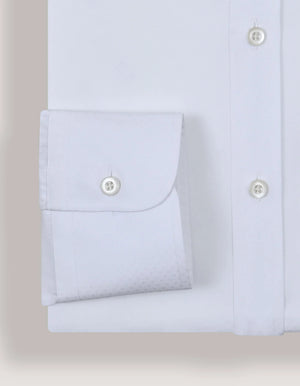 Chemise blanche texturée intelligente homme - Brian Oak - 5