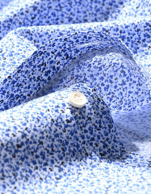Chemise formelle fleurie bleu clair homme - Brian Oak - 6