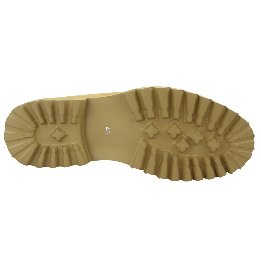 Bottines chukka pour homme chaussures de marche en simili daim et avec lacets