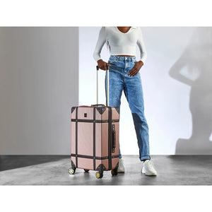 Vintage - Suitcase Hard-Shell 4 Spinner Wheels Travel Bag-TruClothing