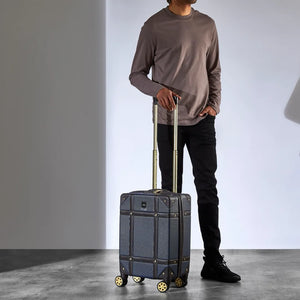 Vintage - Suitcase Hard-Shell 4 Spinner Wheels Travel Bag-TruClothing