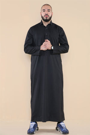 101_thobe_Black_L - 56, 101_thobe_Black_M - 54, 101_thobe_Black_S - 52, 101_thobe_Black_XL - 58, 101_thobe_Black_XXL - 60