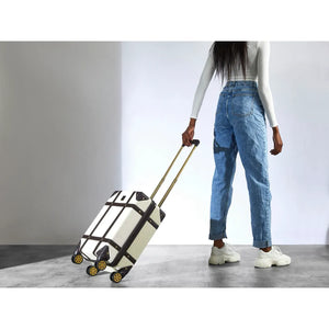 Vintage - Suitcase Hard-Shell 4 Spinner Wheels Travel Bag-TruClothing