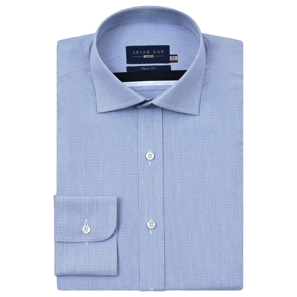 Hombre Camisa formal cuadros azul claro - Brian Oak - 1
