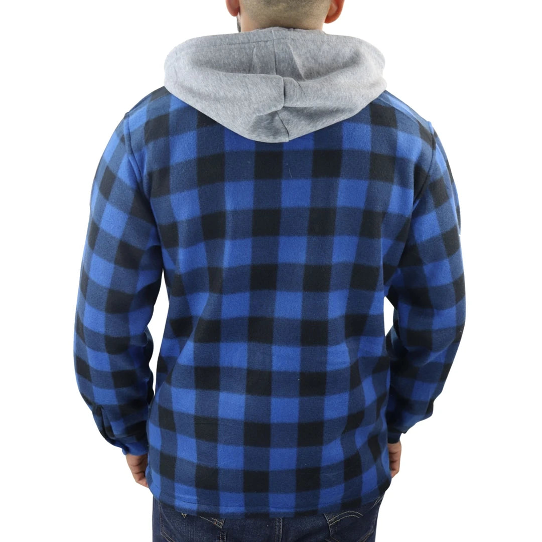 Thermal fleece lined 2025 lumberjack shirt jacket