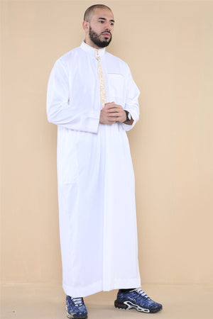 103_thobe_White_L - 56, 103_thobe_White_M - 54, 103_thobe_White_S - 52, 103_thobe_White_XL - 58, 103_thobe_White_XXL - 60