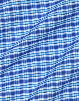 Himmelblaues Karohemd Baumwolle Herren - Brian Oak - 8