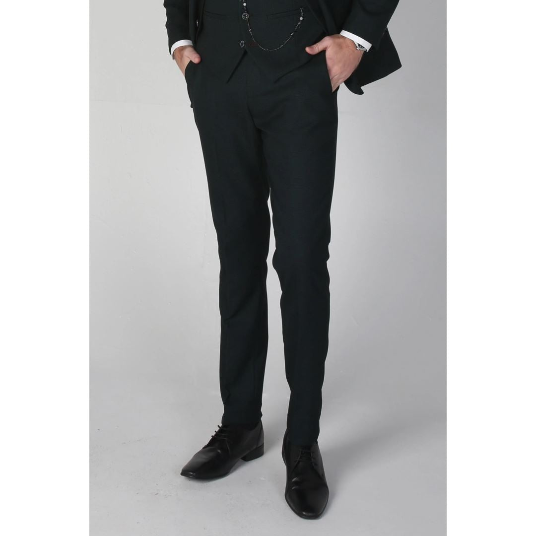 Jasper - Men's Olive Green Trouser-TruClothing