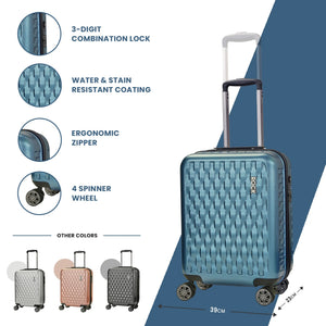 Allure - Suitcase Hard-Shell 4 Spinner Wheels Travel Bag-TruClothing