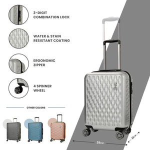 Allure - Suitcase Hard-Shell 4 Spinner Wheels Travel Bag-TruClothing