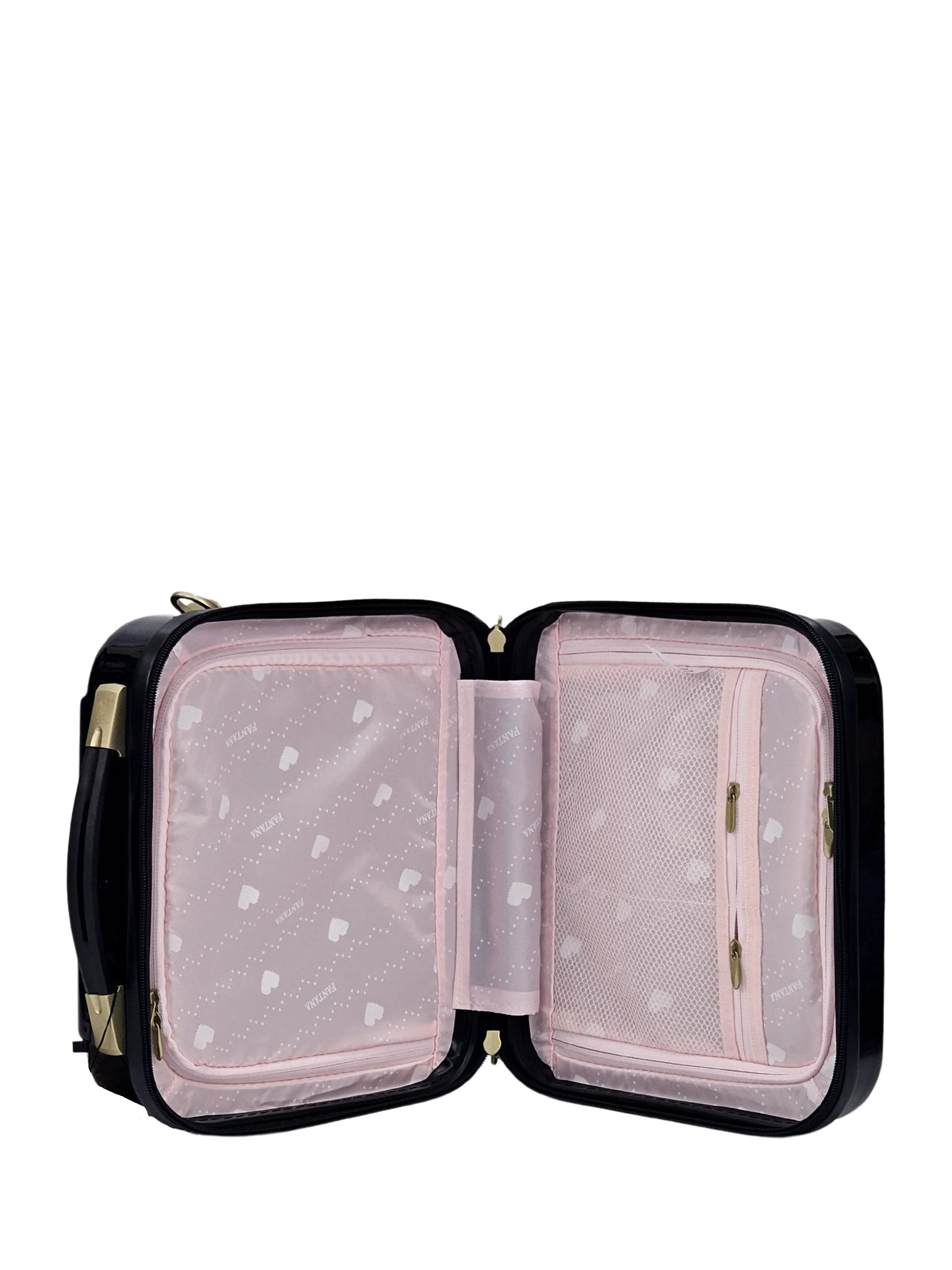 Floral Shiny Hard Case Shell Roller Wheels Suitcase TruClothing