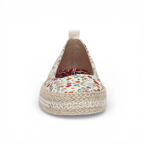 Benita - Women's Floral White Ballet Flats Ballerina Shoes - Blowfish Malibu - 5