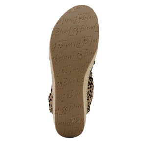 Lacey C Rope - Women's Brown Platform Wedge Sandals-TruClothing