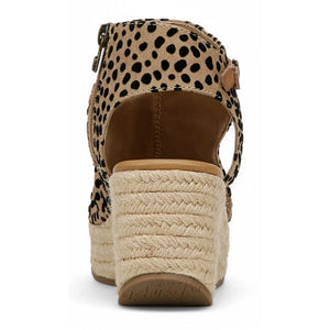 Lacey C Rope - Women's Brown Platform Wedge Sandals-TruClothing