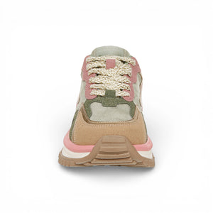 Leo - Women's Green Pink Retro Sneaker - Blowfish Malibu - 6