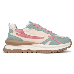 Leo - Women's Watermelon Retro Lace-Up Sneakers-TruClothing