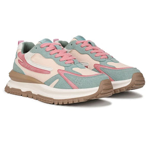 Leo - Women's Watermelon Retro Lace-Up Sneakers-TruClothing