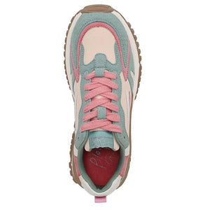 Leo - Women's Watermelon Retro Lace-Up Sneakers-TruClothing