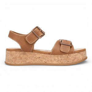 Magical - Sandalias plataforma de mujer Marrón claro piel sintética
