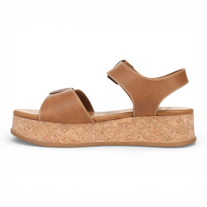Magical - Sandalias plataforma de mujer Marrón claro piel sintética