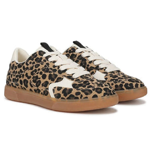 Tastic - Women's Leopard Brown Lace-Up Sneakers-TruClothing