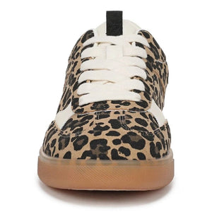 Tastic - Women's Leopard Brown Lace-Up Sneakers-TruClothing