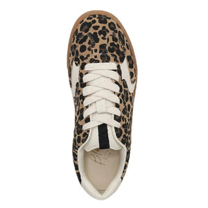 Tastic - Women's Leopard Brown Lace-Up Sneakers-TruClothing