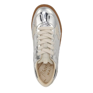 Tastic - Women's Silver Lace-Up Sneakers-TruClothing