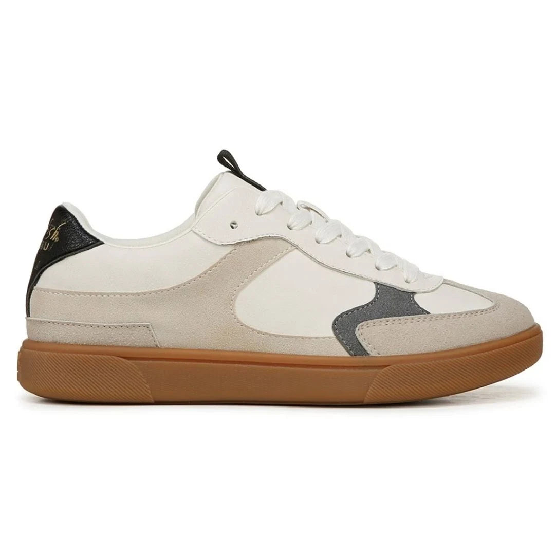 Tastic - Women's White Lace-Up Sneakers-TruClothing