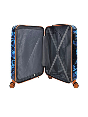 Camo Print Hard Case Shell Suitcase-TruClothing